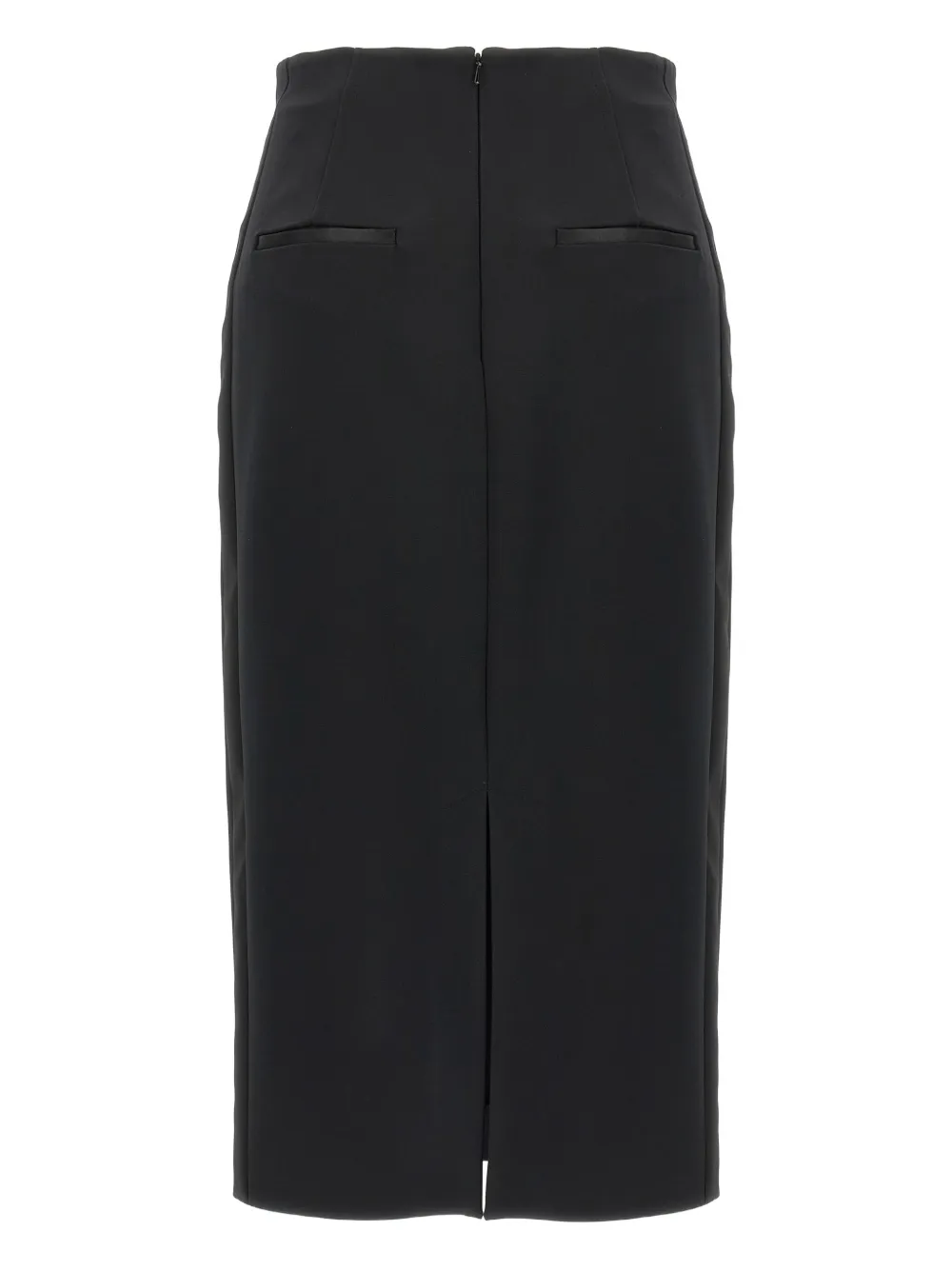 Max Mara Pece Midi Skirt In Black