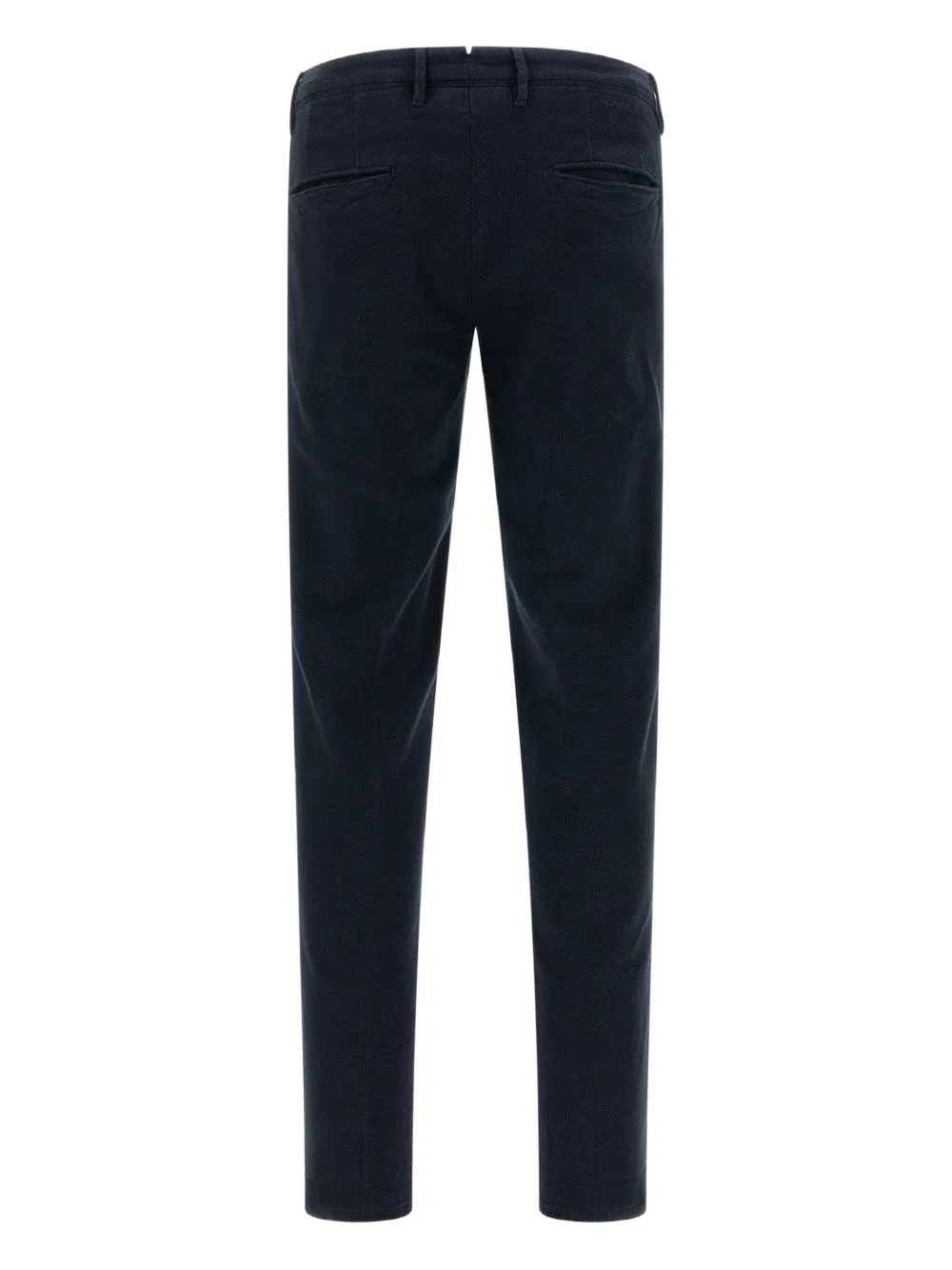 Incotex logo-embroidered trousers - Blauw
