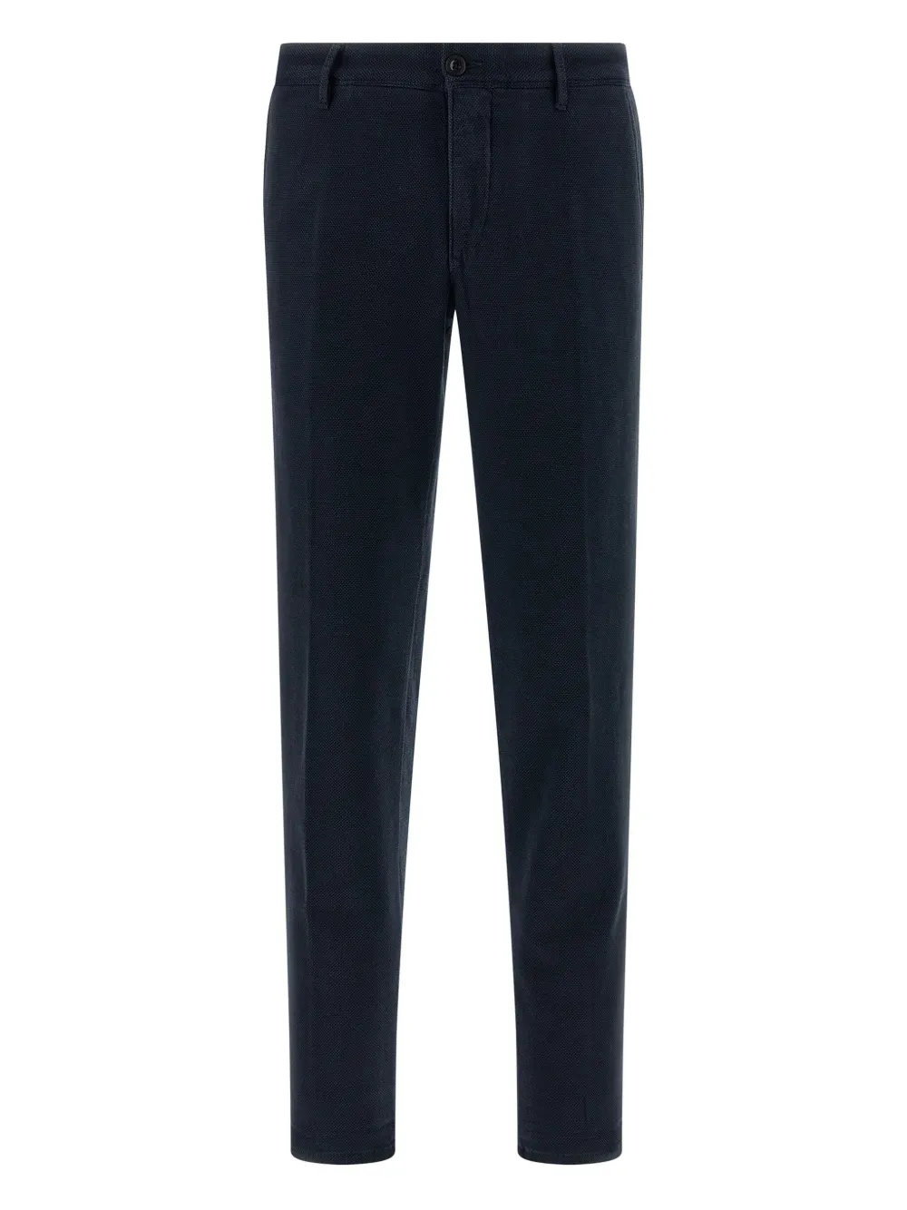 Incotex logo-embroidered trousers - ブルー