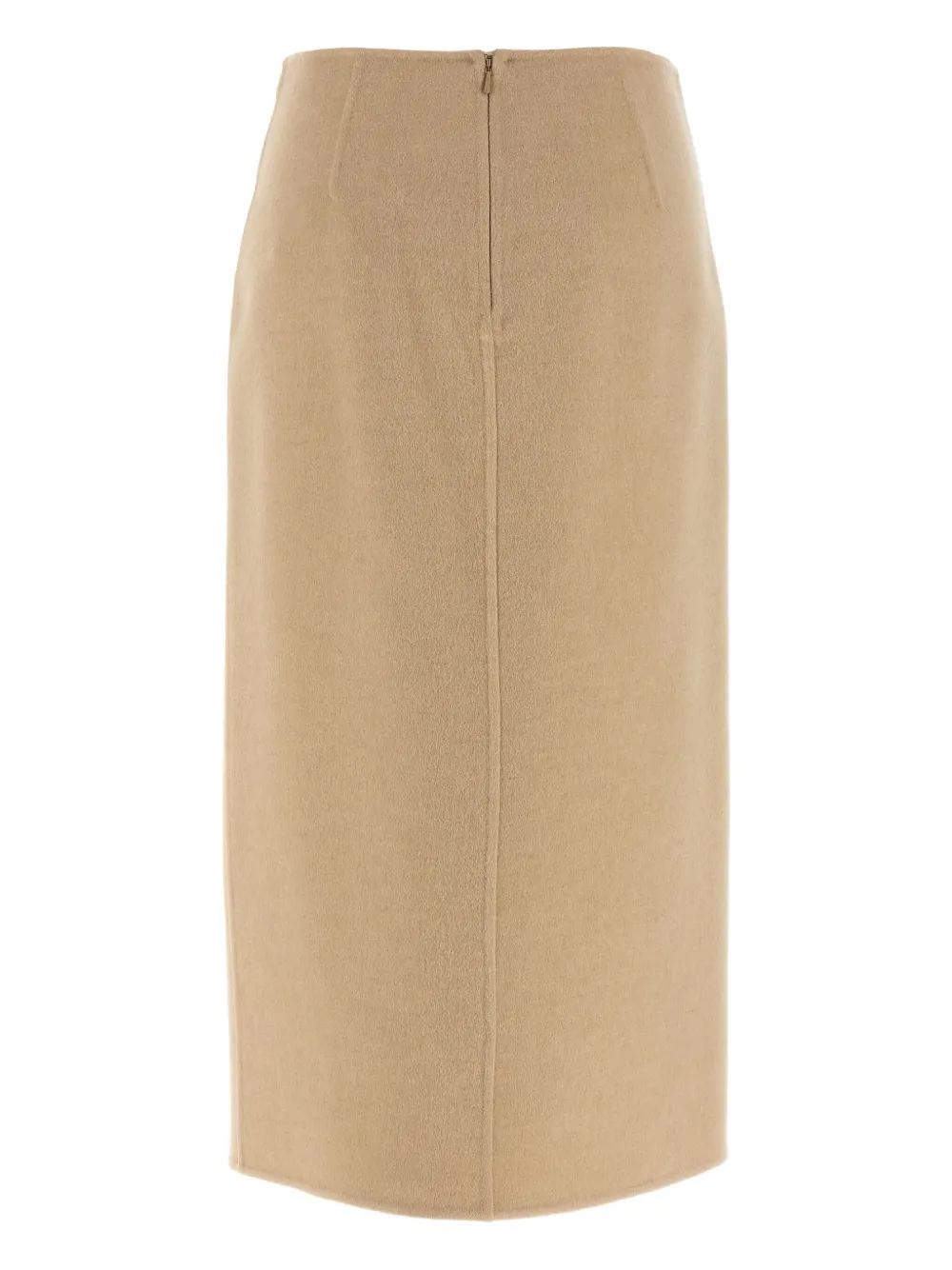 Max Mara York leather strap skirt - Beige