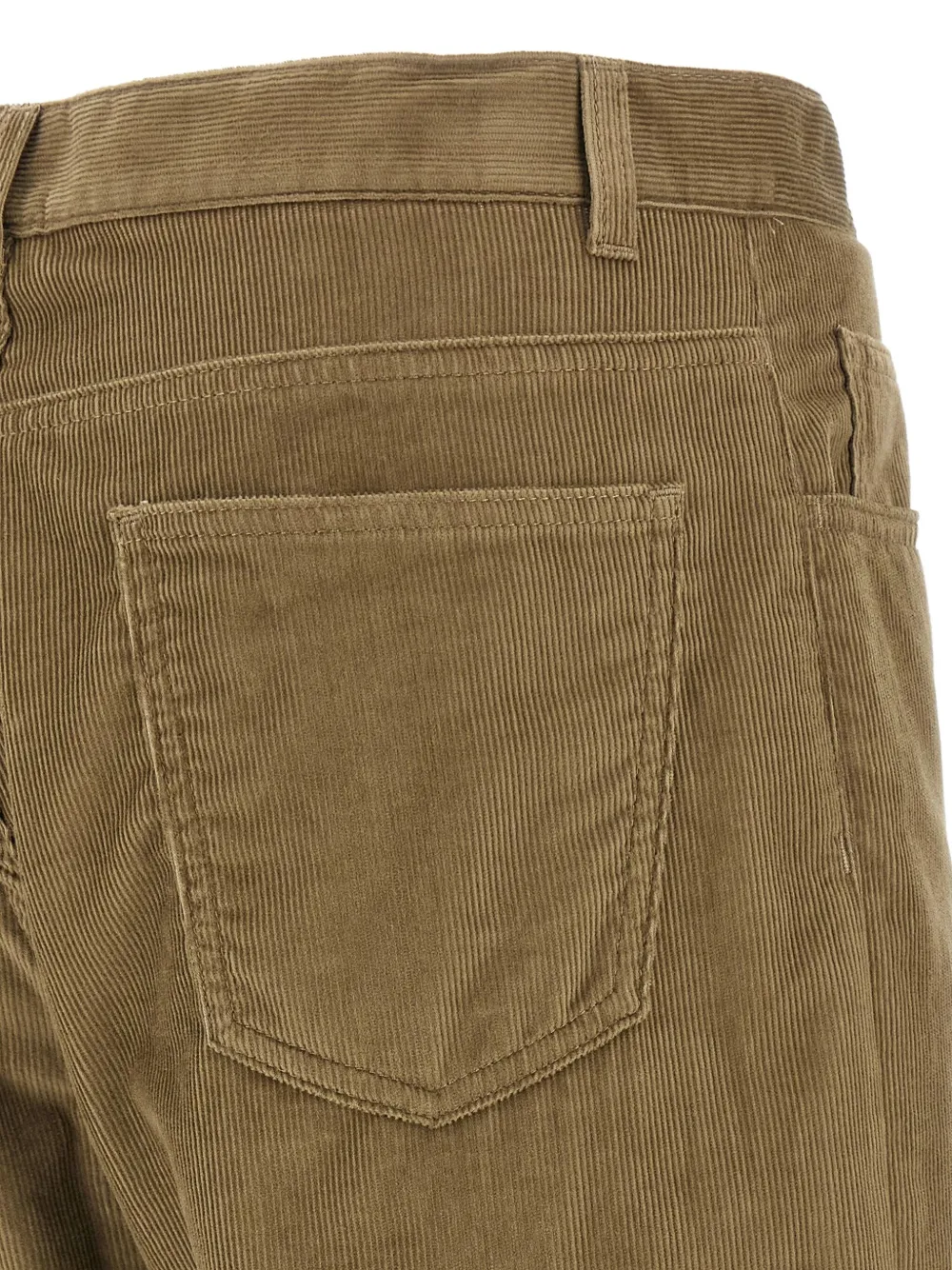 The Row Fred ribfluwelen broek met vijf zakken Bruin