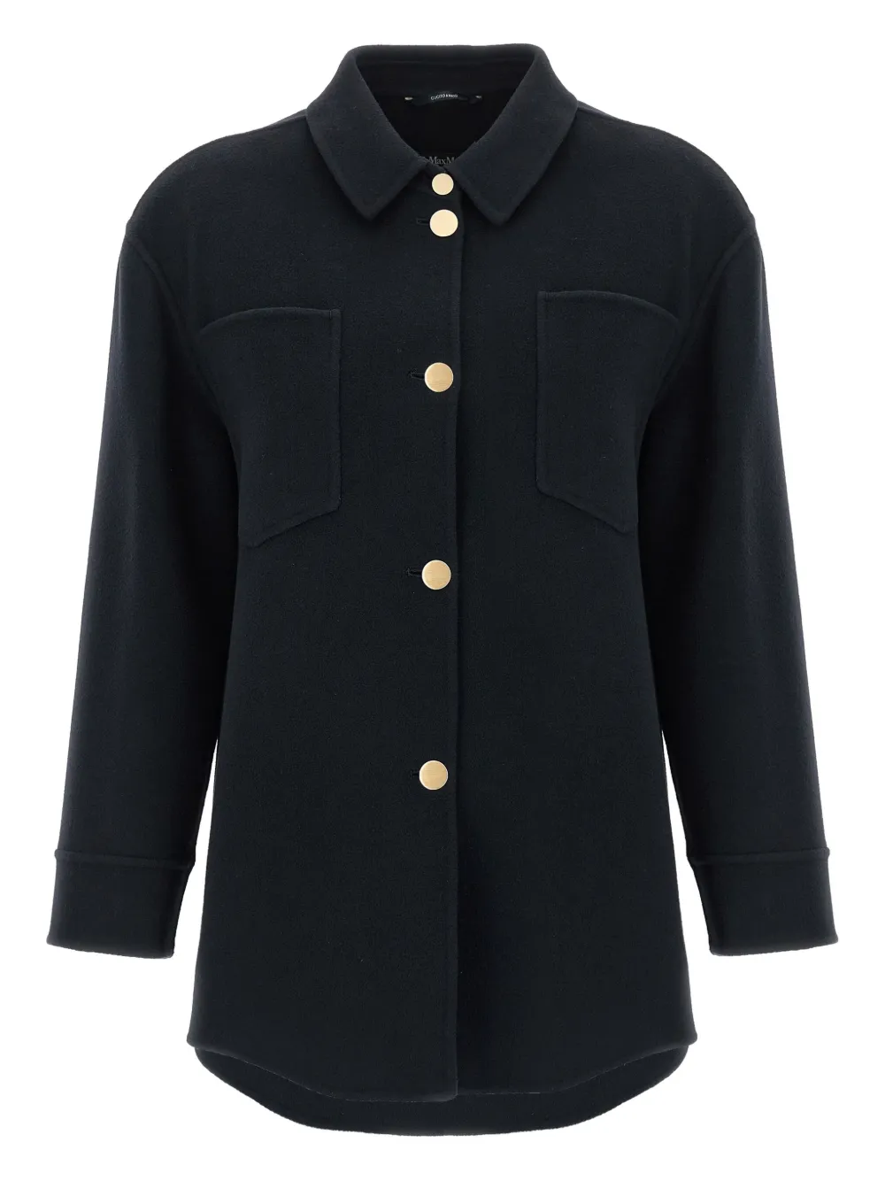 Max Mara Eleonora button pockets shirt - ブルー