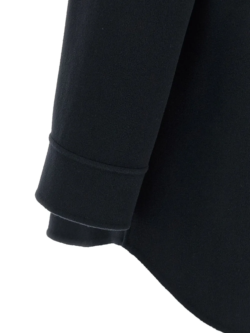 Max Mara Eleonora Button Pockets Shirt In Blue