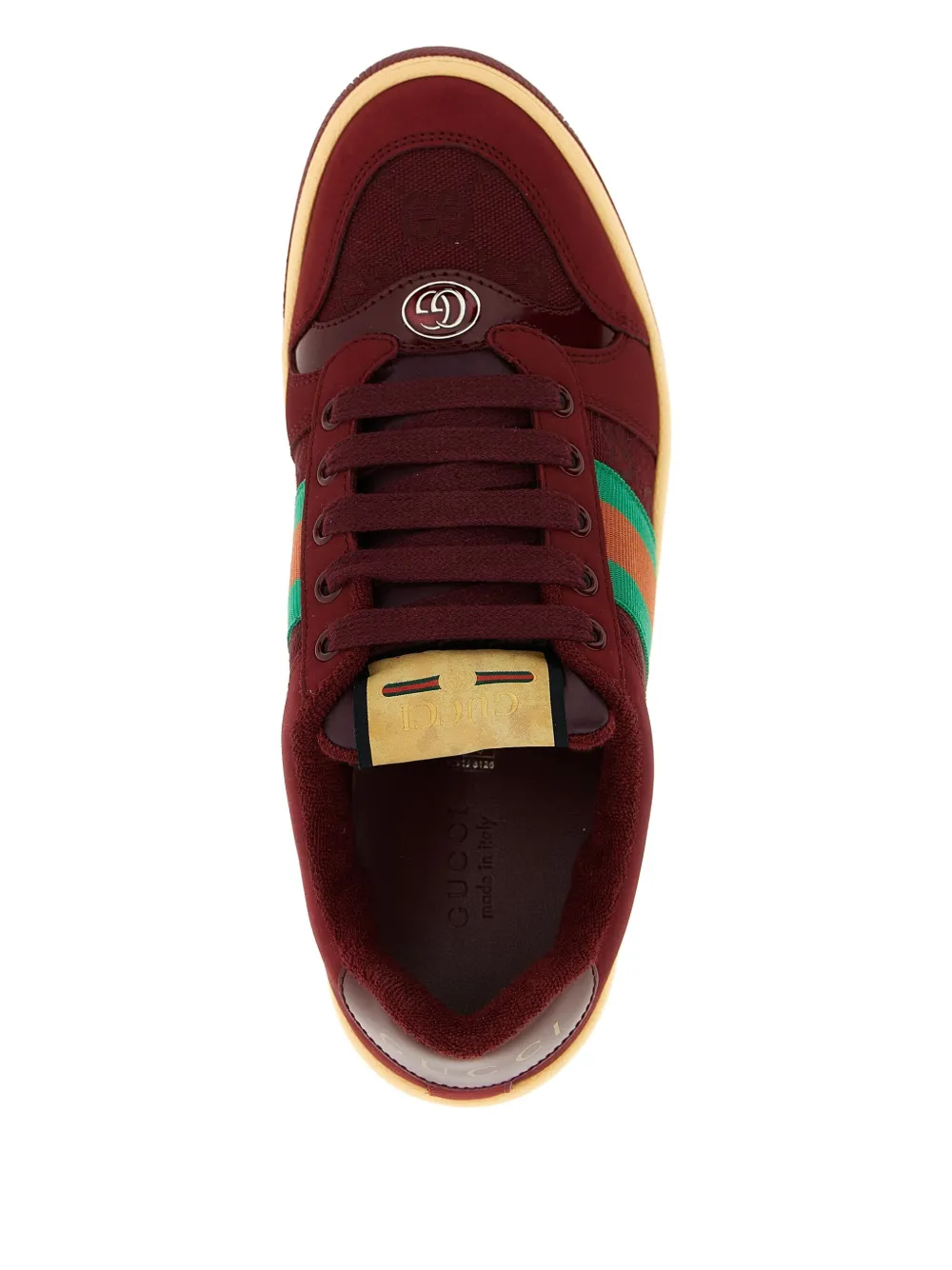 Gucci Screener GG sneakers met monogram Rood