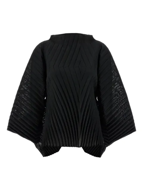 Issey Miyake pleated wave blouse