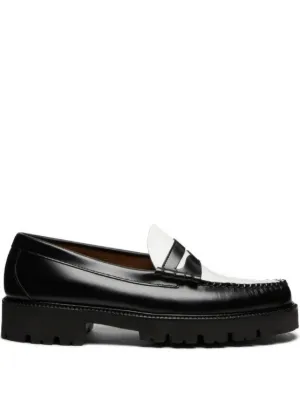 G.H.Bass Weejuns 90s Larson ペニーローファー | ブラック | FARFETCH JP