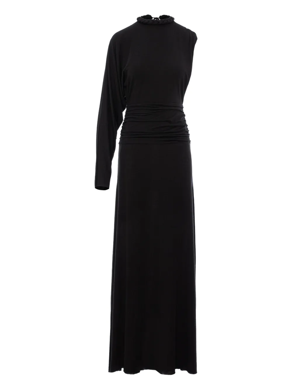 Manurí Didi One-shoulder Maxi Dress In Black