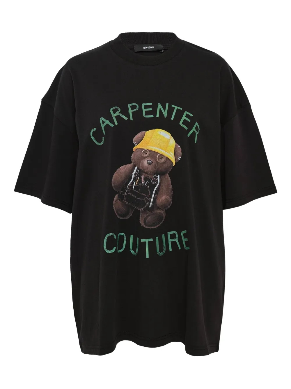 BONBOM teddy bear-print T-shirt - ブラック