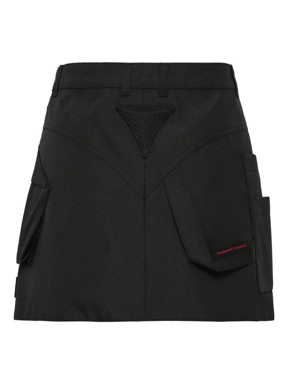 BONBOM carpenter-pocket mini skirt - Zwart