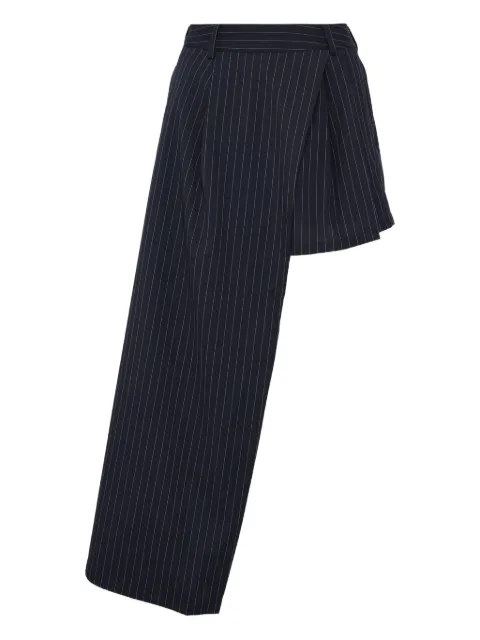 BONBOM sash-detail pinstripe shorts