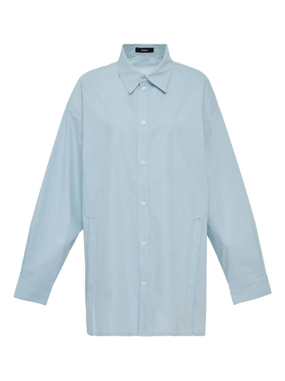 BONBOM camisa con abertura | azul | Image 1