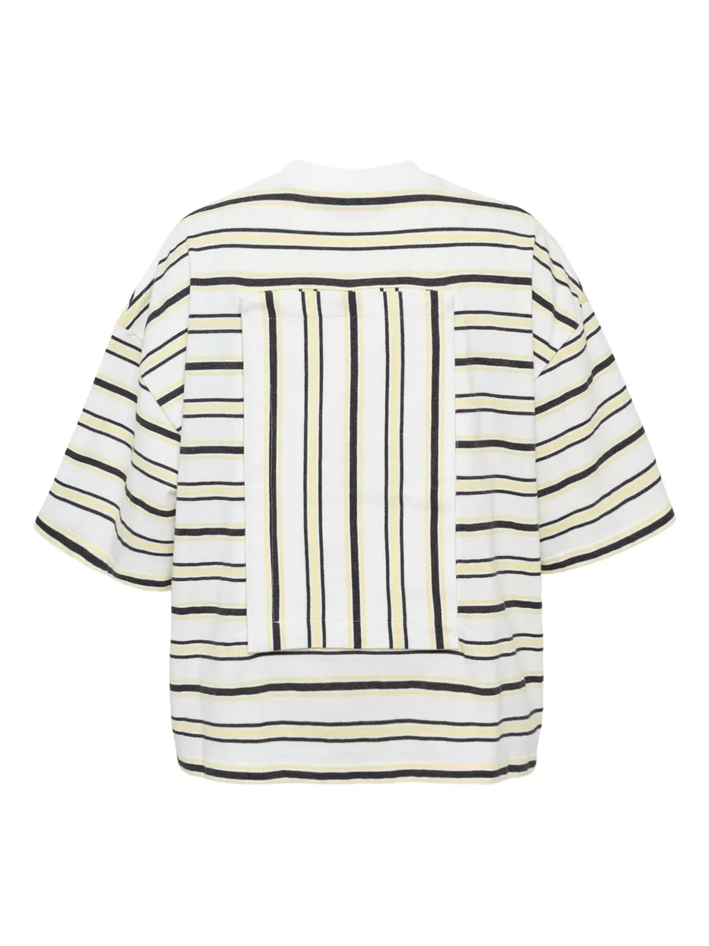 BONBOM half-length sleeves cropped T-shirt - Wit