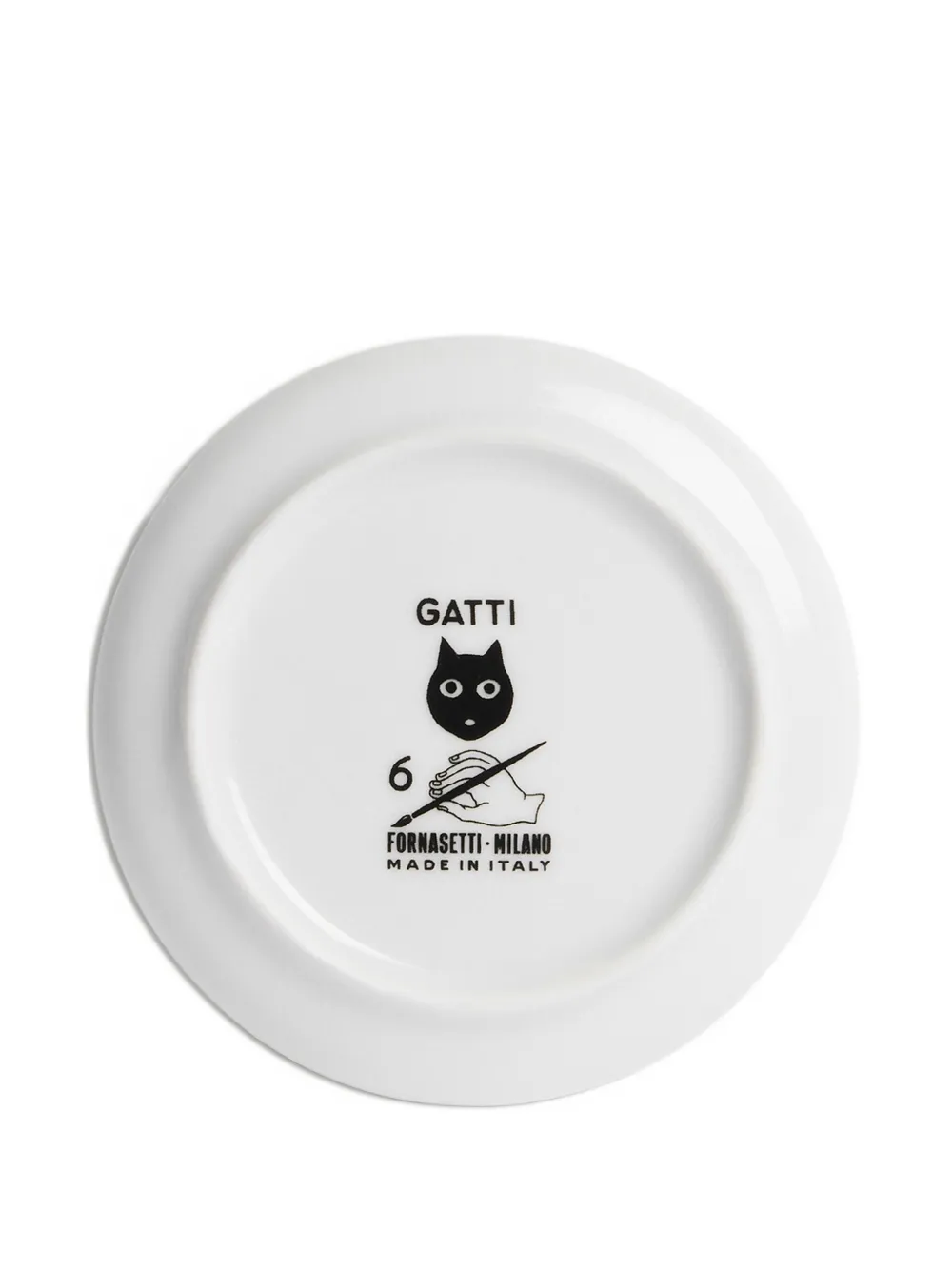 Fornasetti cat-print decorative plate | Decorative Trays & Plates | Image 2