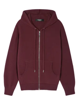 Miu Miu Cotton Fleece Hoodie | Brown | FARFETCH