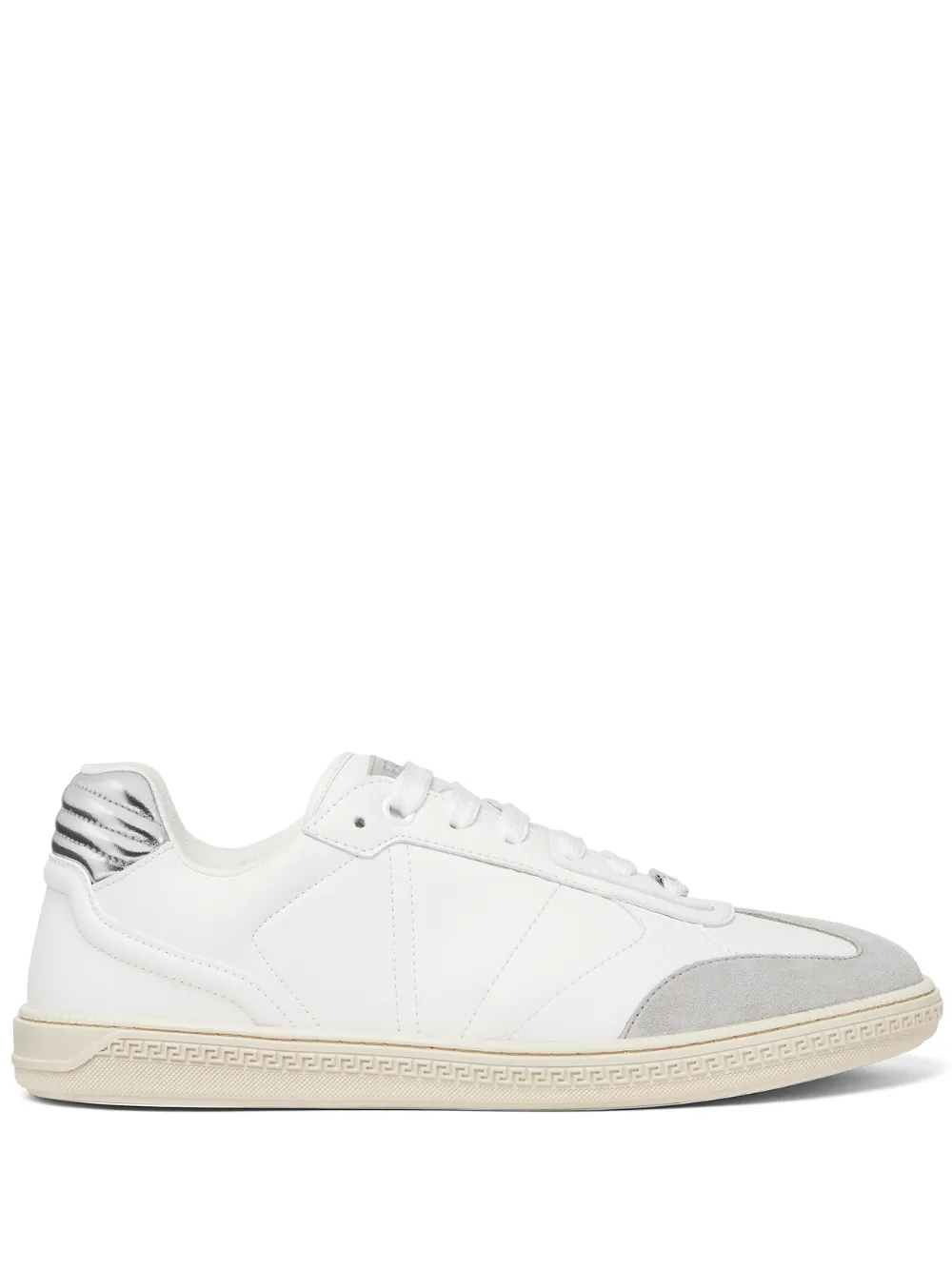 Versace Greca-motif panelled sneakers | White | Image 1