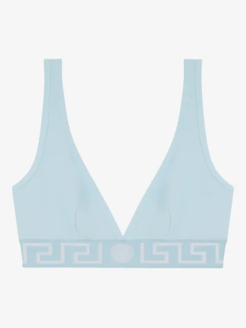 Versace cotton-jersey triangle bralette