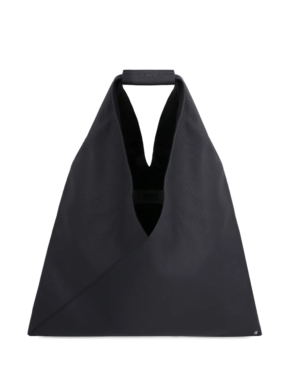 MM6 Maison Margiela Japanese shopper van bewerkt leer Zwart