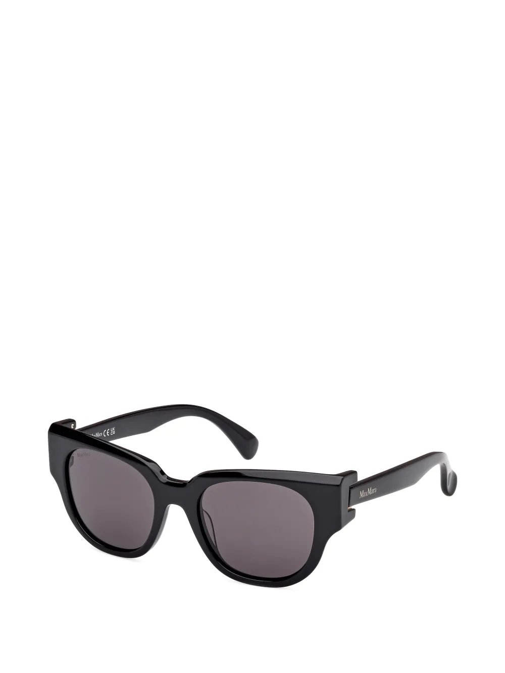Max Mara Eyewear geometric-frame sunglasses Zwart