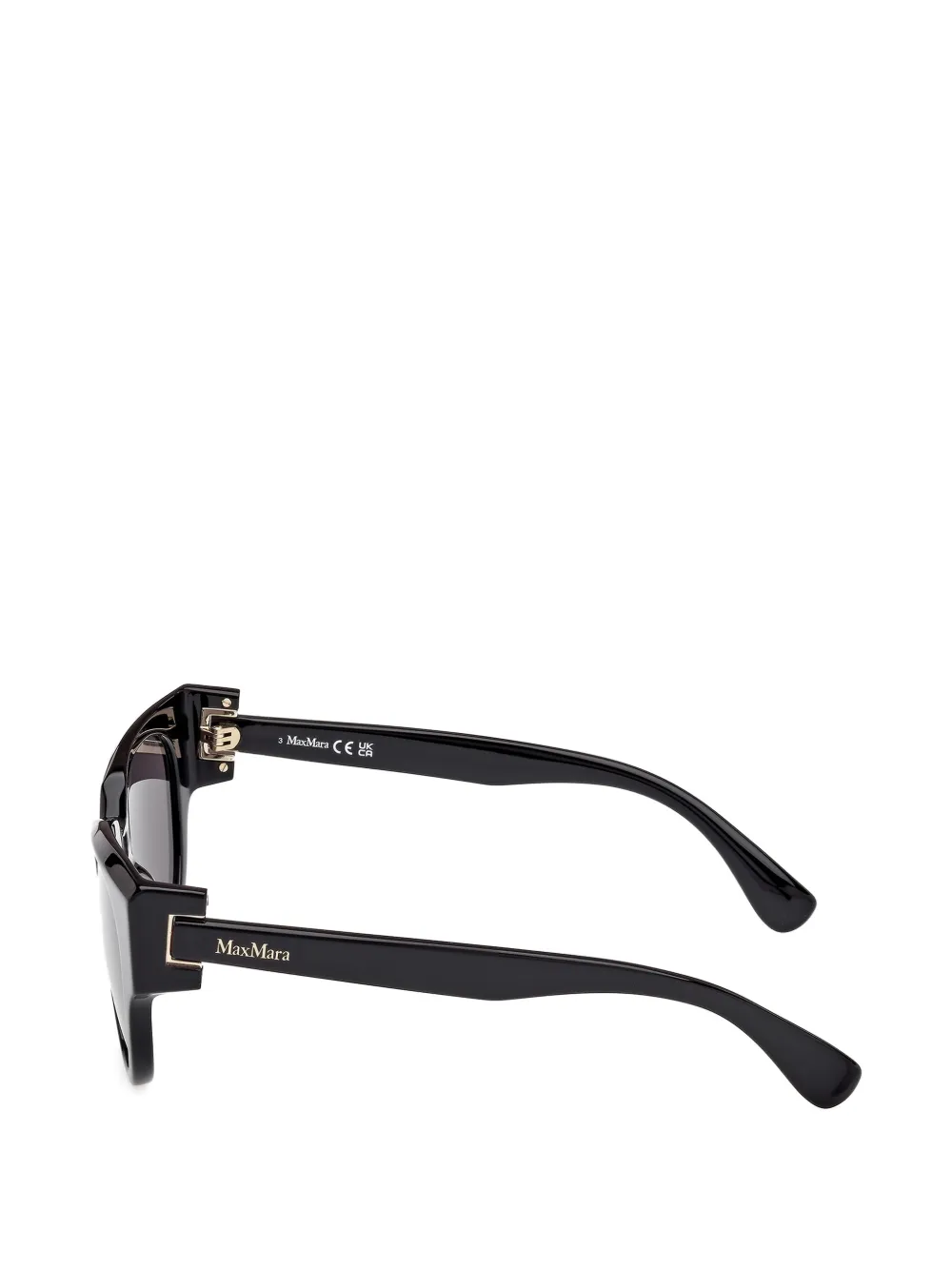 Max Mara Eyewear geometric-frame sunglasses Zwart