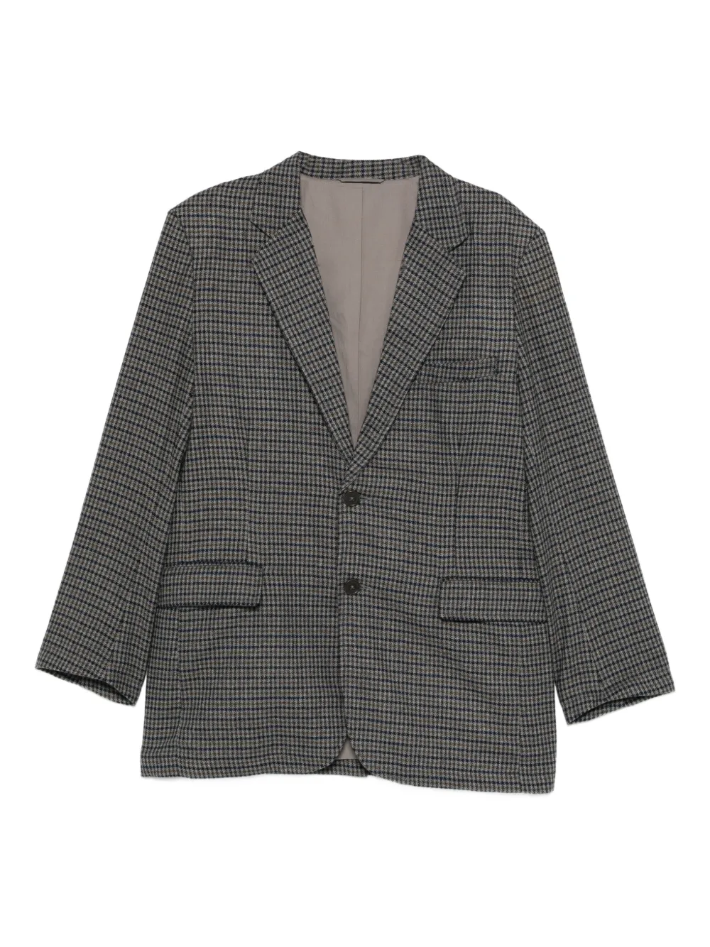 Universal Works Boston houndstooth blazer | Grey | Image 1