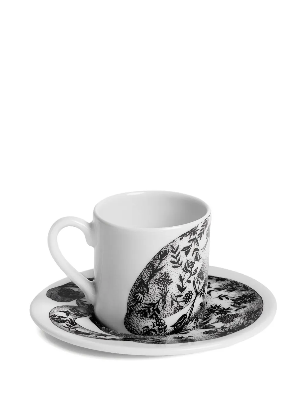 Fornasetti cat-print coffee cup set | Tea & Coffee | Image 2