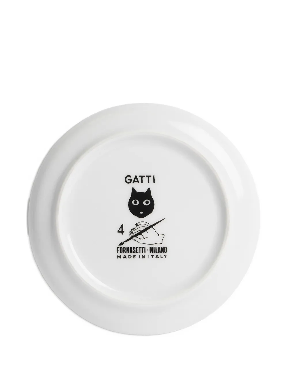 Fornasetti cat-print decorative plate | Decorative Trays & Plates | Image 2