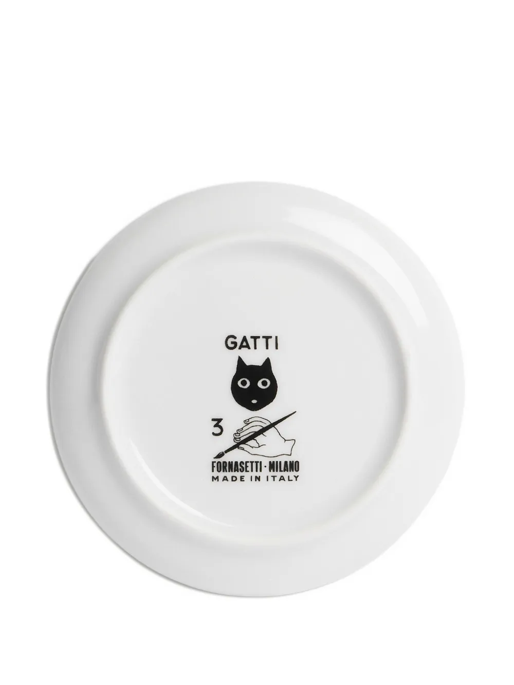 Fornasetti cat-print decorative plate | Decorative Trays & Plates | Image 2