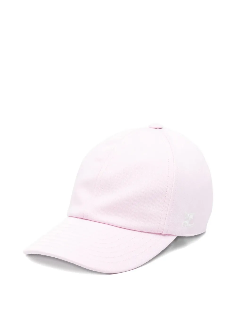 Courrèges Signature AC logo-detail baseball cap - Grigio
