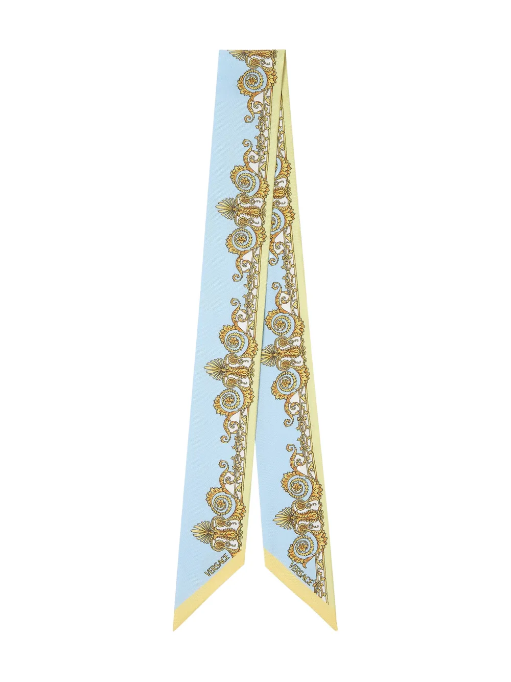 Versace baroque-print scarf | Blue | Image 1