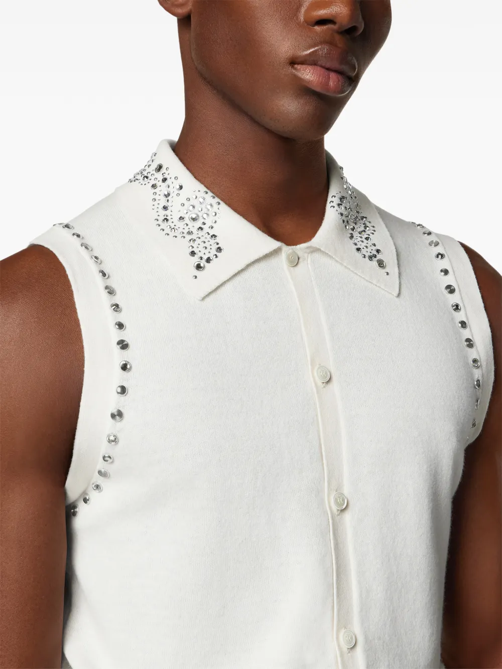 embellished vest