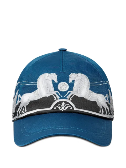 Versace horse-print baseball cap