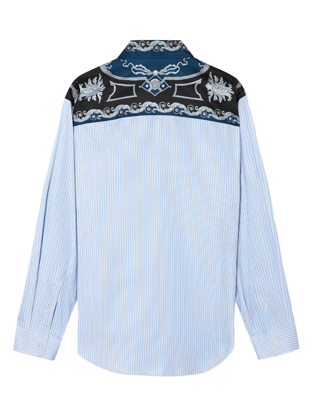 Versace Gestreept overhemd - Blauw