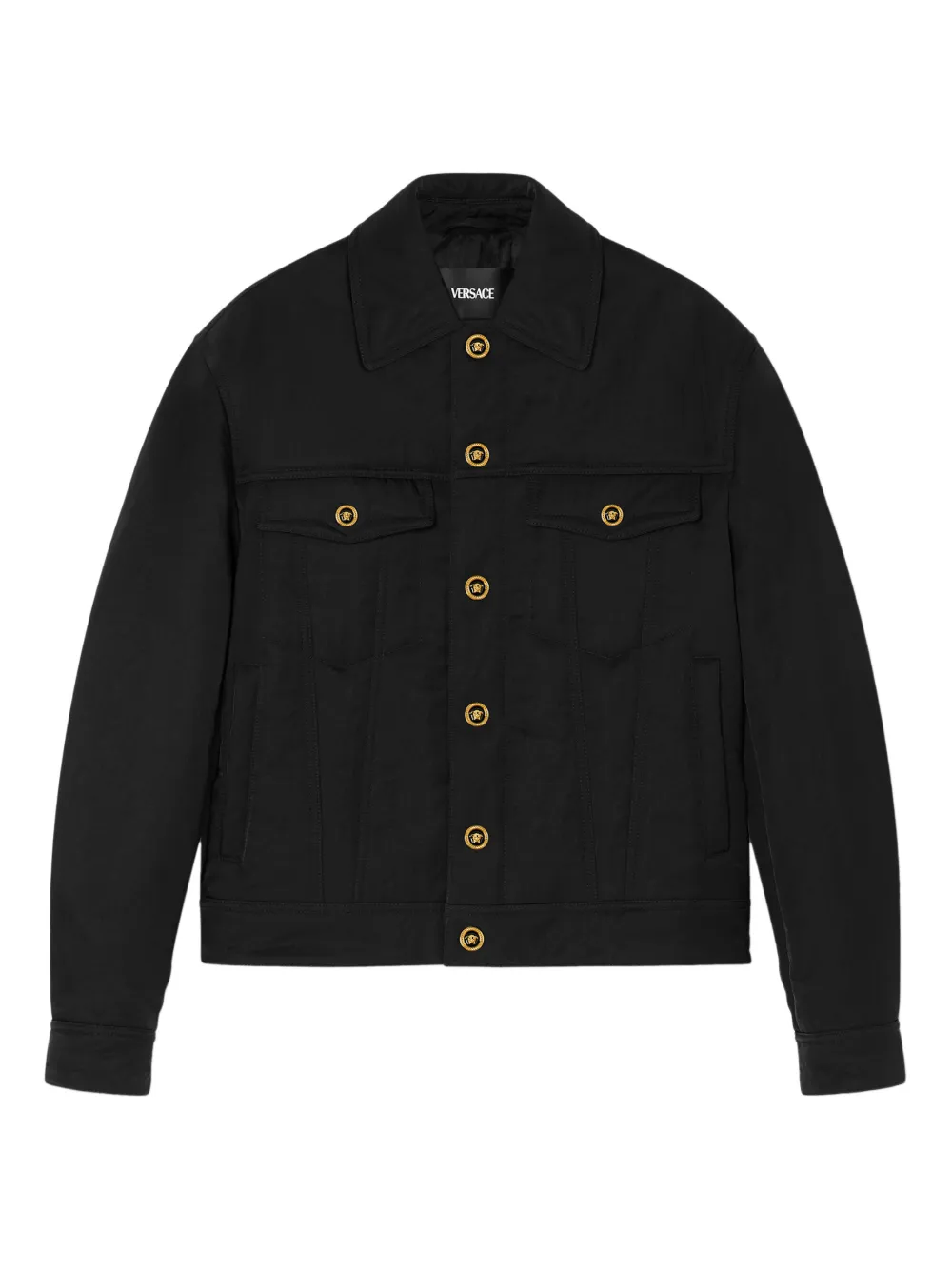Versace chamarra con botones Medusa | negro | Image 1