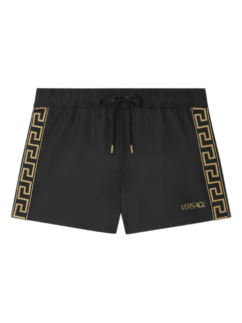 Versace Greca drawstring swim shorts
