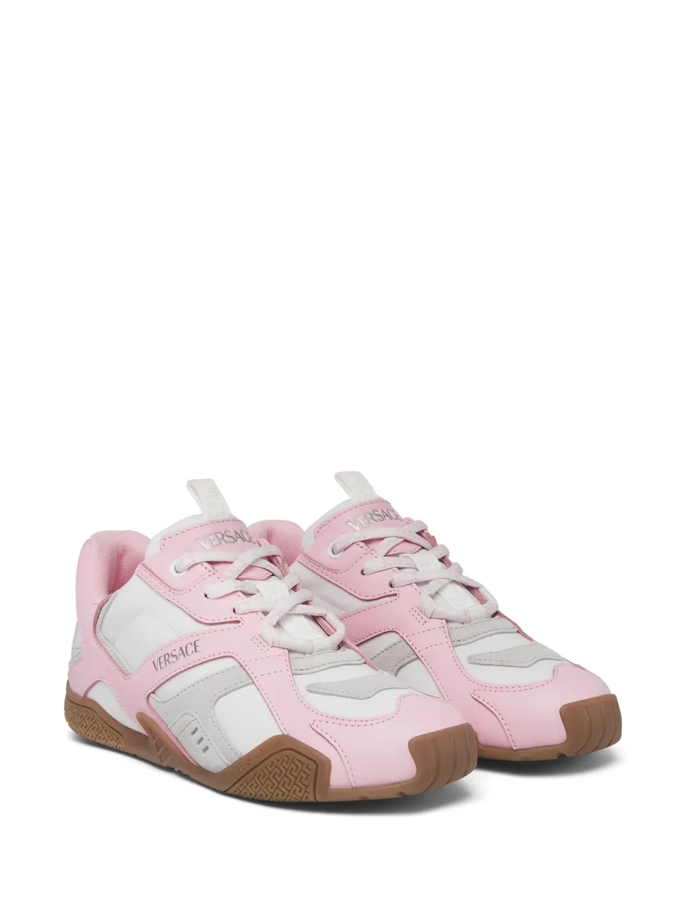 Versace Galaxia sneakers met logo - Roze