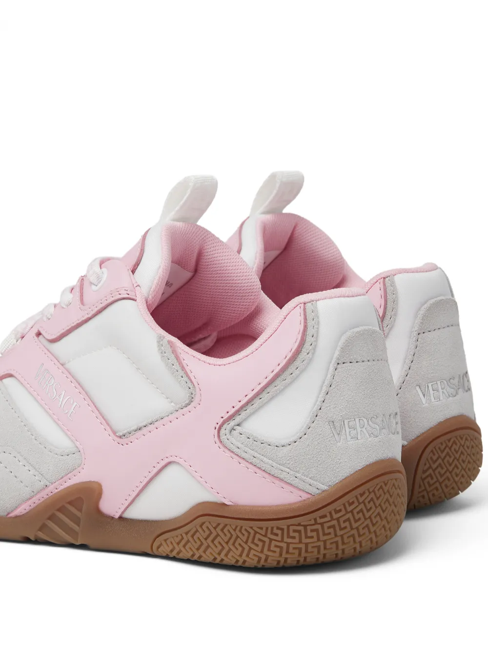 Versace Galaxia Logo Sneakers In Pink