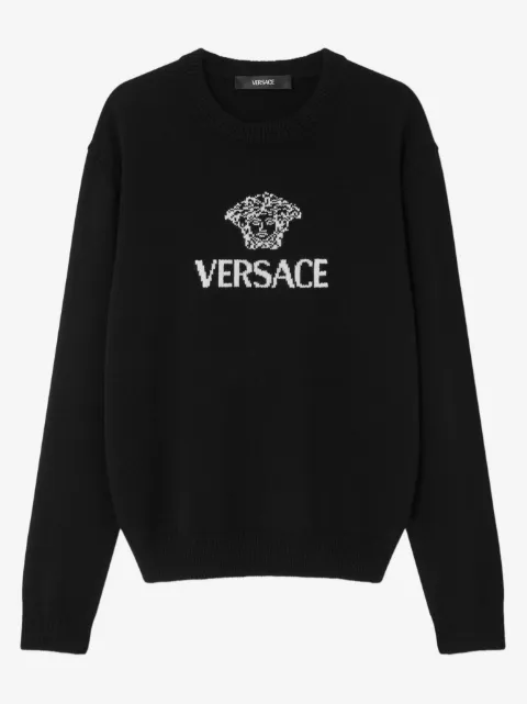 Versace Medusa-motif sweater