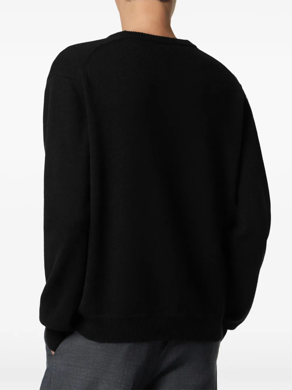  Versace Jersey Con Motivo Medusa - Negro 