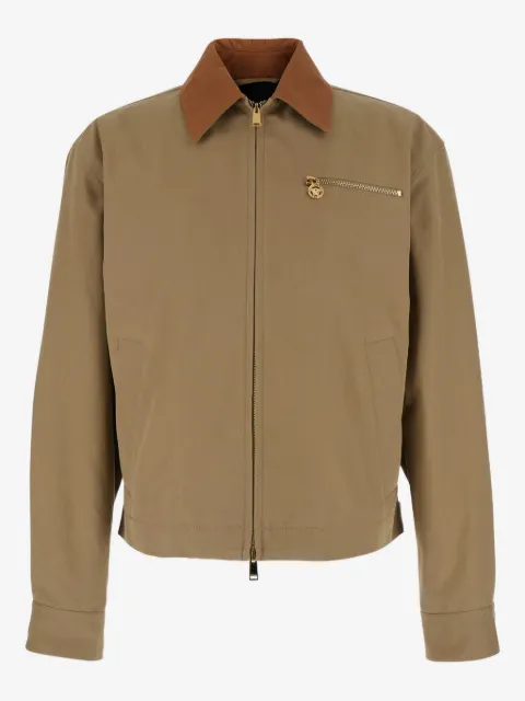 Versace chest-pocket cotton jacket