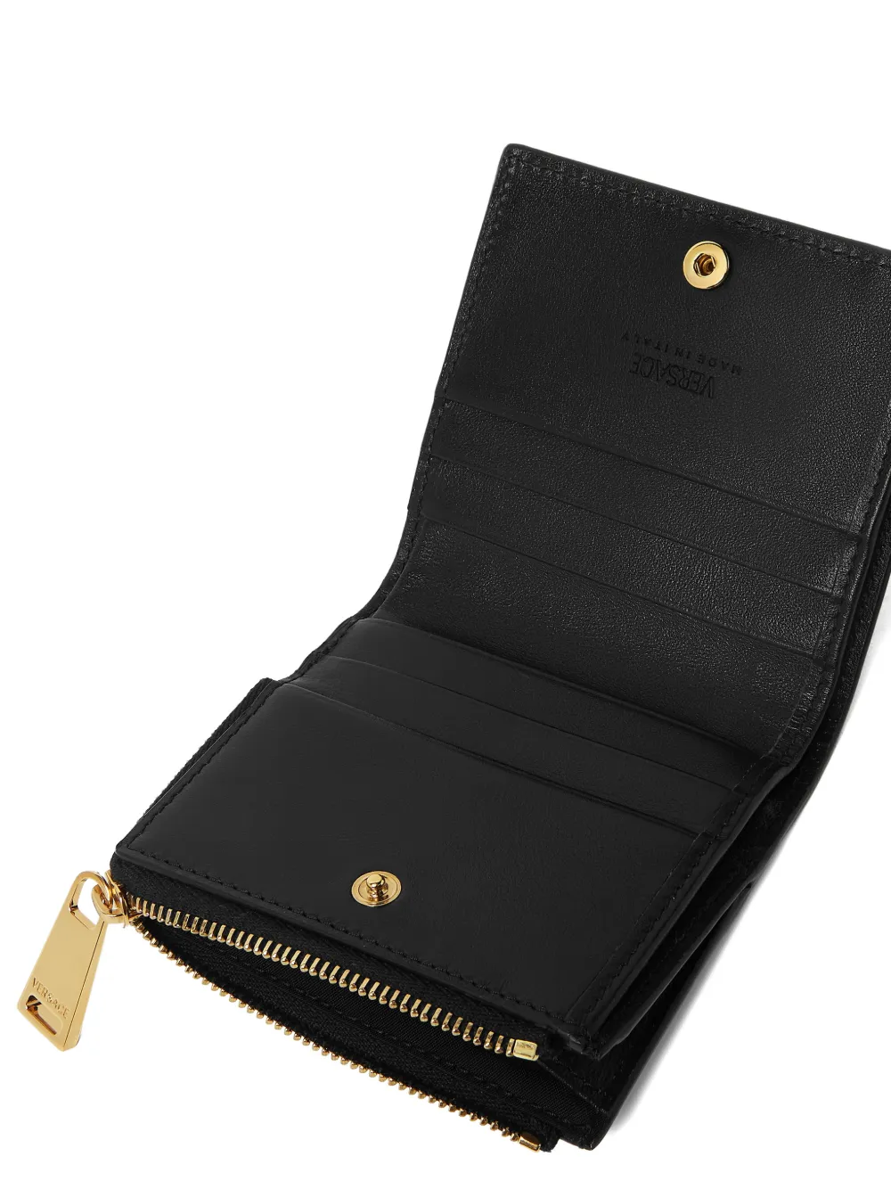  Versace Zip Wallet - Black 