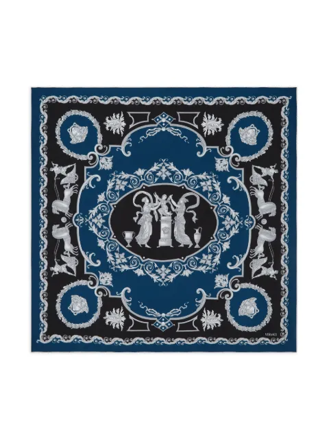 Versace large silk scarf