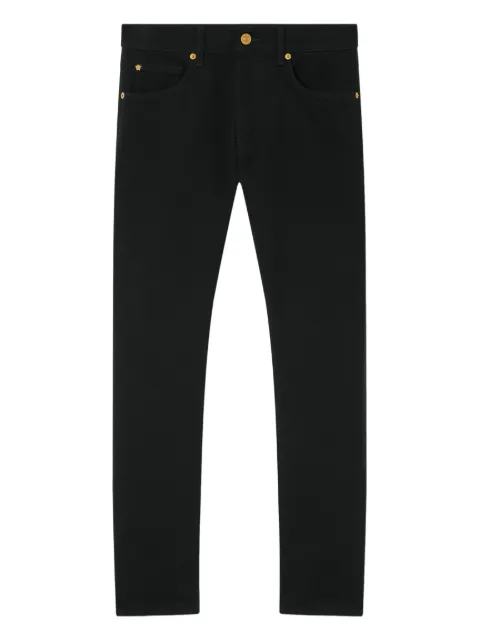 Versace Medusa-embroidery jeans