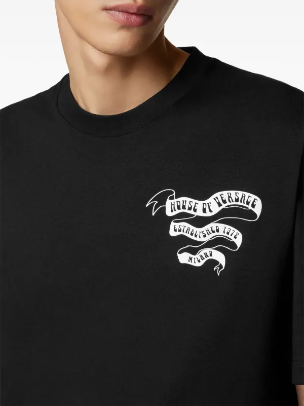Versace グラフィック Tシャツ | ブラック | FARFETCH JP