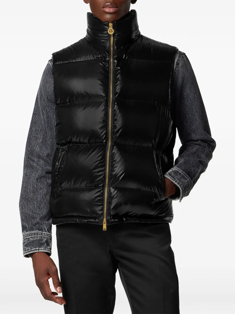 Versace zip-fastening jacket | Black | Image 1