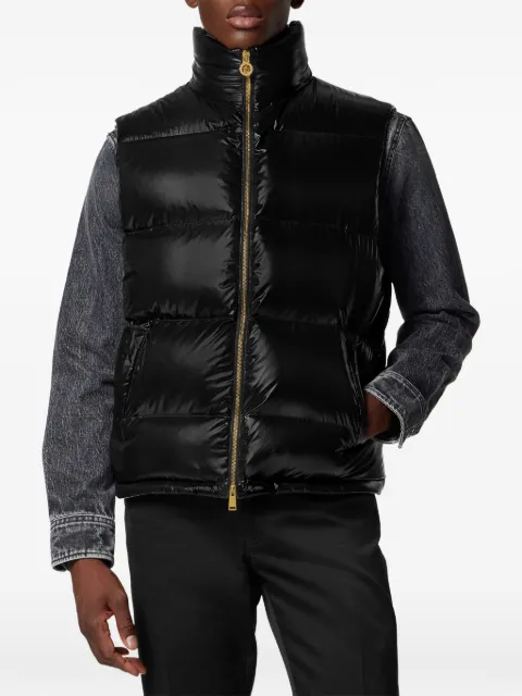 Versace chamarra capitonada