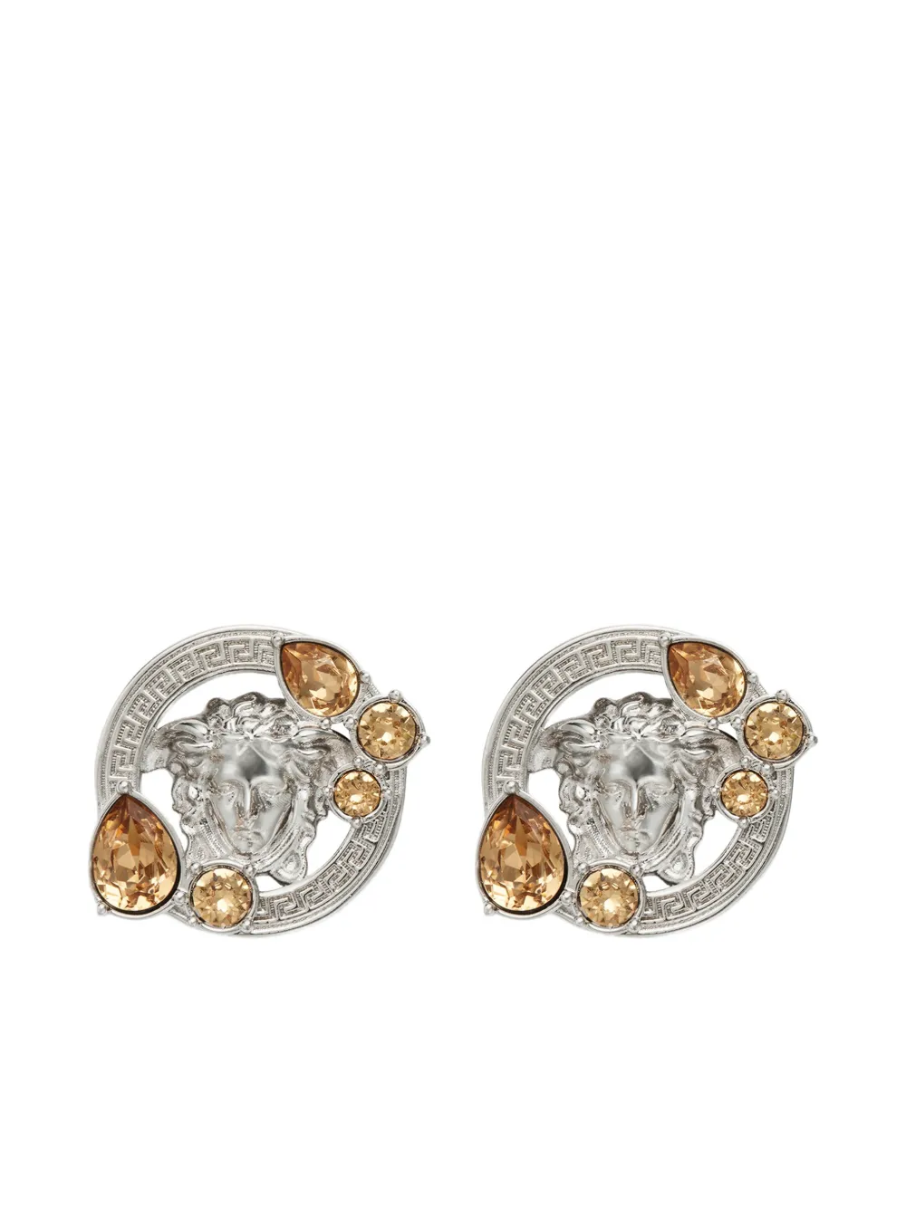 Versace Orecchini a bottone Medusa - Argento