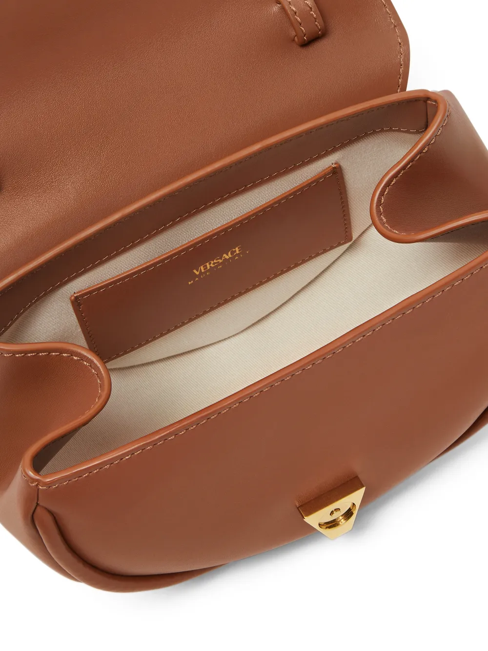 Versace Virtus kleine schoudertas Bruin
