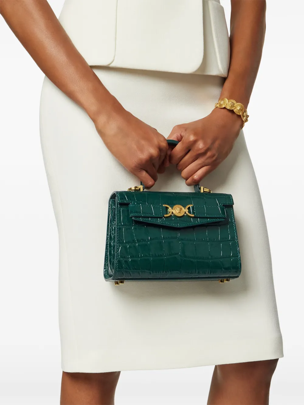 Versace Kleine Medusa '95 shopper - Groen