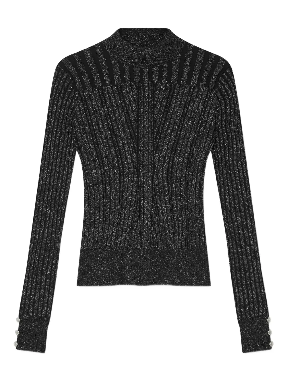 Versace Maglione con bottoni - Nero