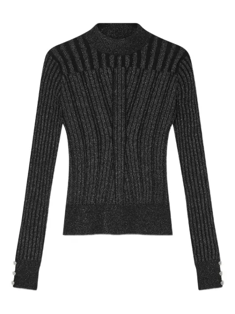 Versace pull à boutons décoratifs